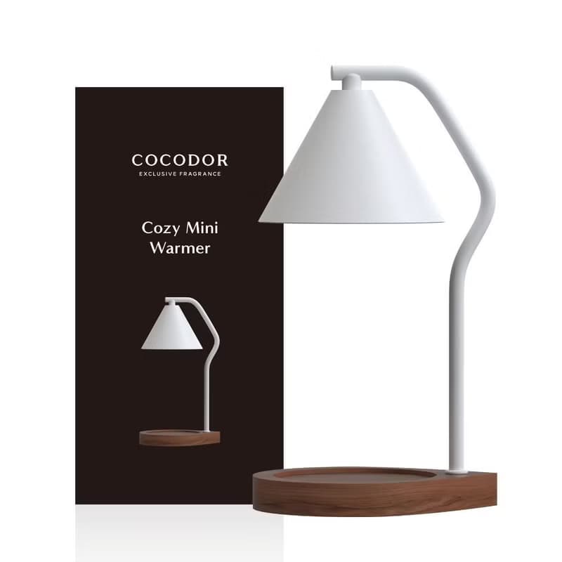 【新品上市】cocodor-可調光暖心木座融燭燈-黑/白 (不含蠟燭)
