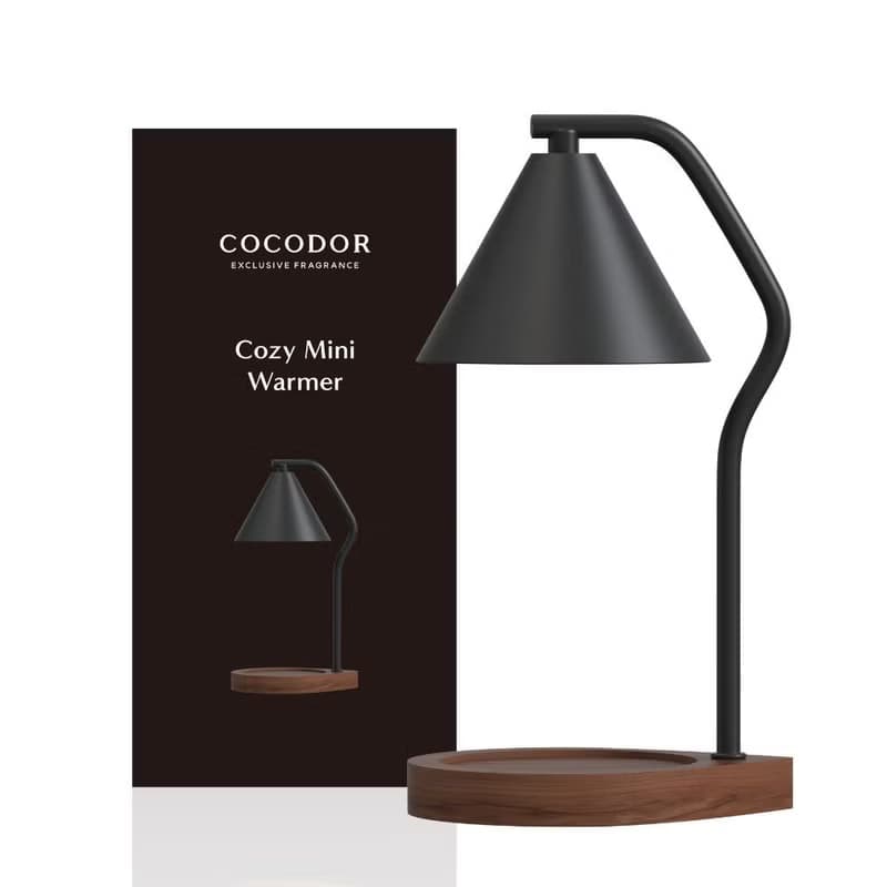 【新品上市】cocodor-可調光暖心木座融燭燈-黑/白 (不含蠟燭)