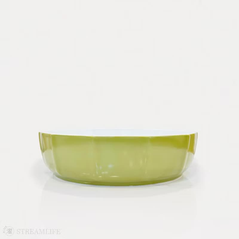 白瓷綠釉筆洗