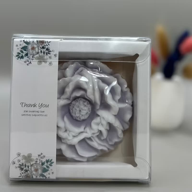 藝術香氛花手工皂(一) 採用英國Jo Malone 英國梨與小蒼蘭香氛皂