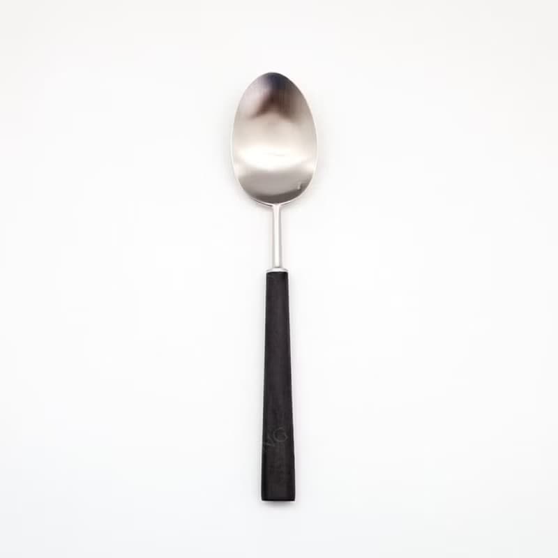 葡萄牙 Cutipol  EBONY  黑銀17.8CM點心匙