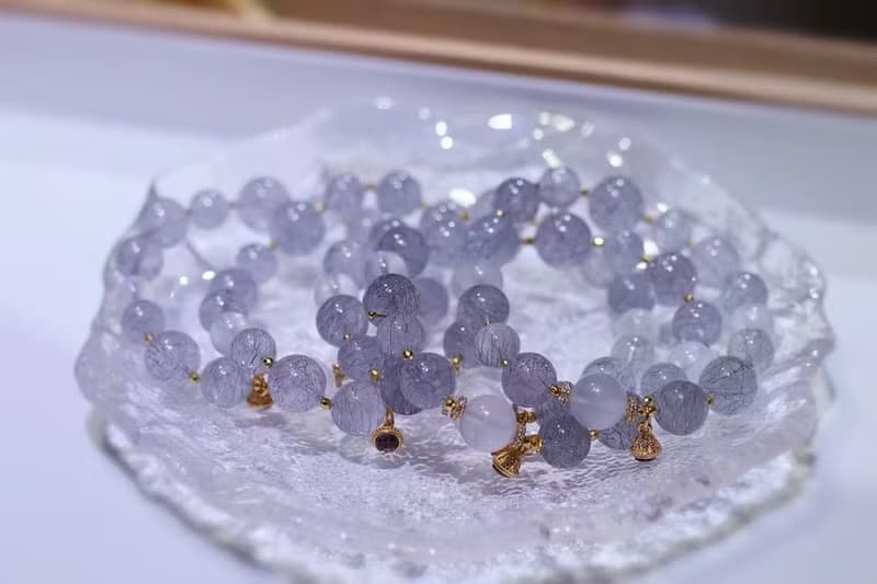 原創天然煙花超七手鏈搭配藍月光輕奢氣質送女生禮物