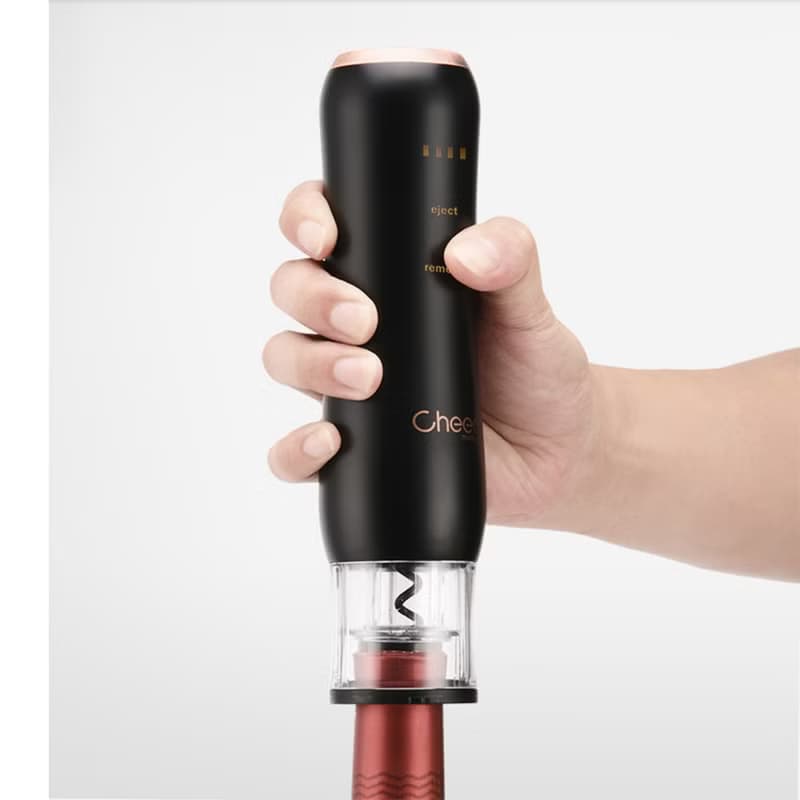 【免運特惠】USB充電式全自動電動紅酒開瓶器禮盒/cheer
