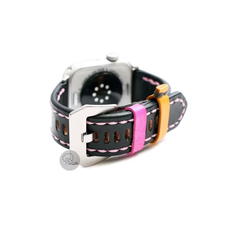 公主出任務。手工植鞣真皮錶帶