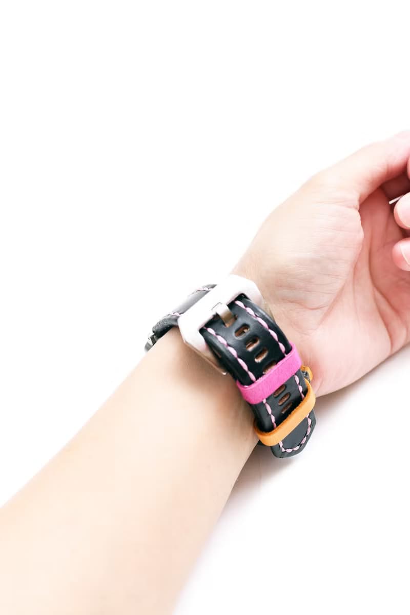 公主出任務。手工植鞣真皮錶帶