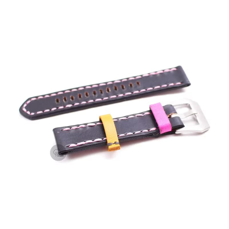 公主出任務。手工植鞣真皮錶帶