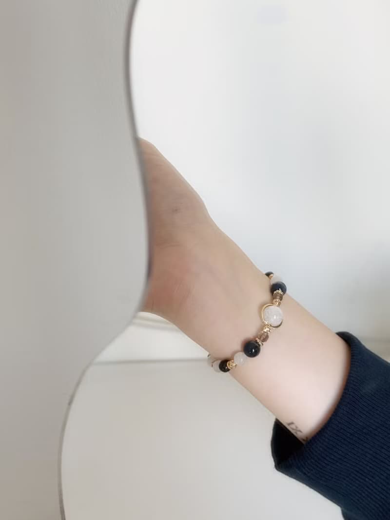 Mimis設計款 時光之語  胎毛水晶手鍊