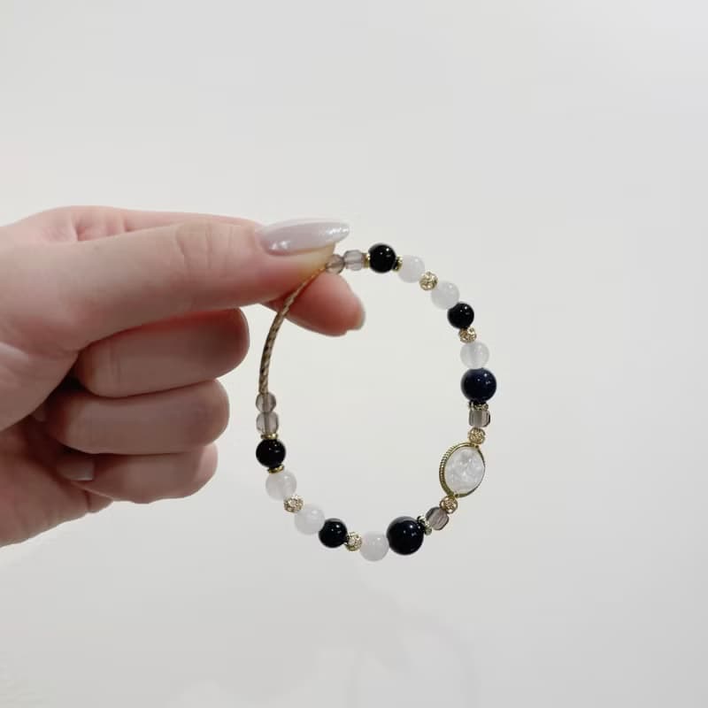 Mimis設計款 時光之語  胎毛水晶手鍊