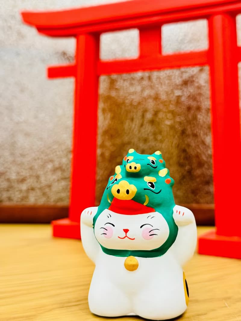 谷中堂 龍年限定 龍年招財貓