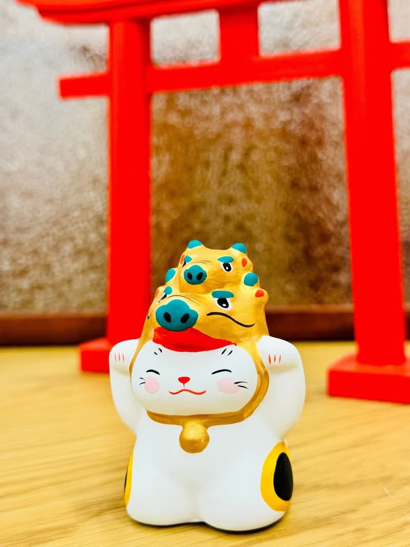 谷中堂 龍年限定 龍年招財貓