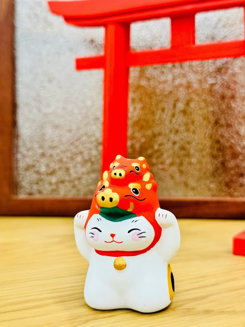 谷中堂 龍年限定 龍年招財貓