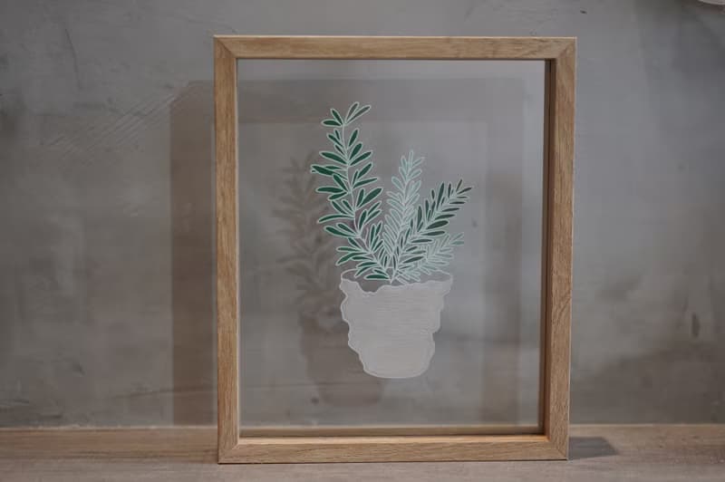AHMLIFE 透明系 植物框 迷迭香 原作限量商品
