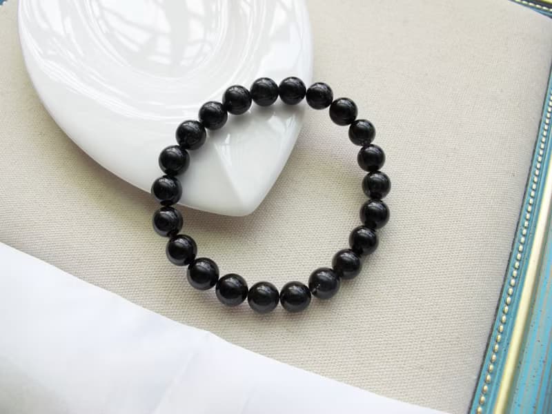 黑碧璽髮晶9mm(黑髮晶)【領袖石】改善身體健康 運氣