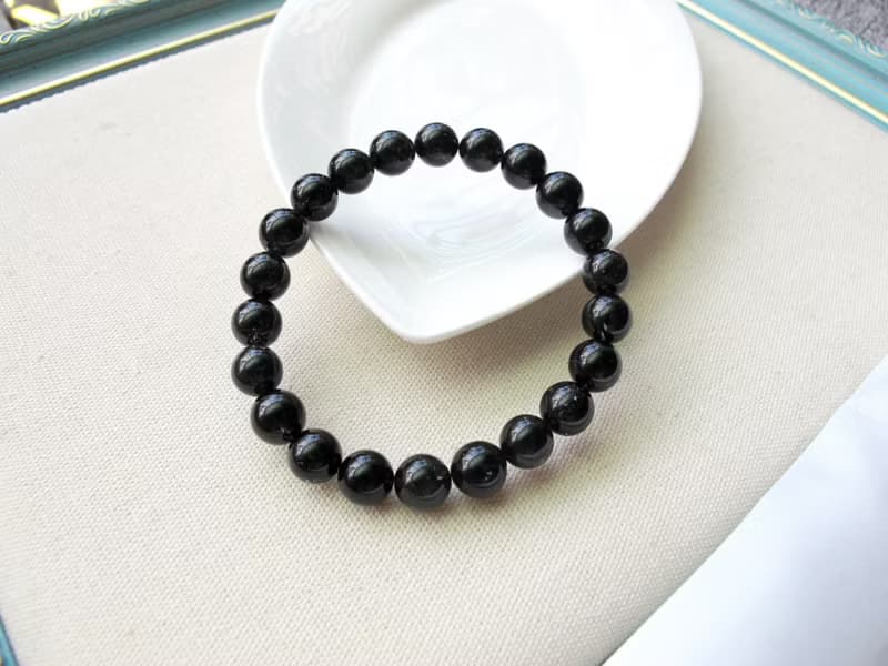 黑碧璽髮晶9mm(黑髮晶)【領袖石】改善身體健康 運氣