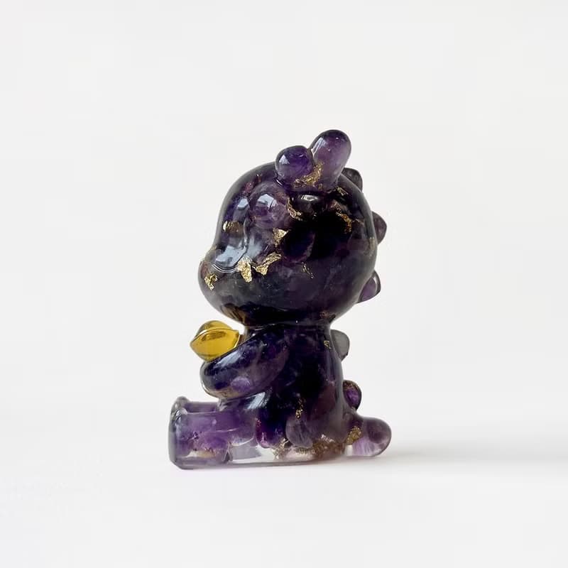 五行水晶龍 | 天然石 手作擺飾 | 聖誕禮物 交換禮物 新年禮物