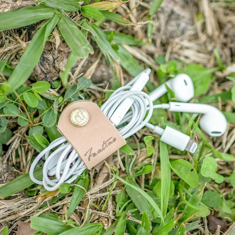 真皮皮革集線器兩入組(不挑色隨機出貨)/交換禮物