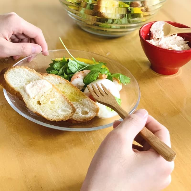 【SPICE】日本 天然竹製餐具4種組(大小湯匙/ 叉子/ 抹刀)