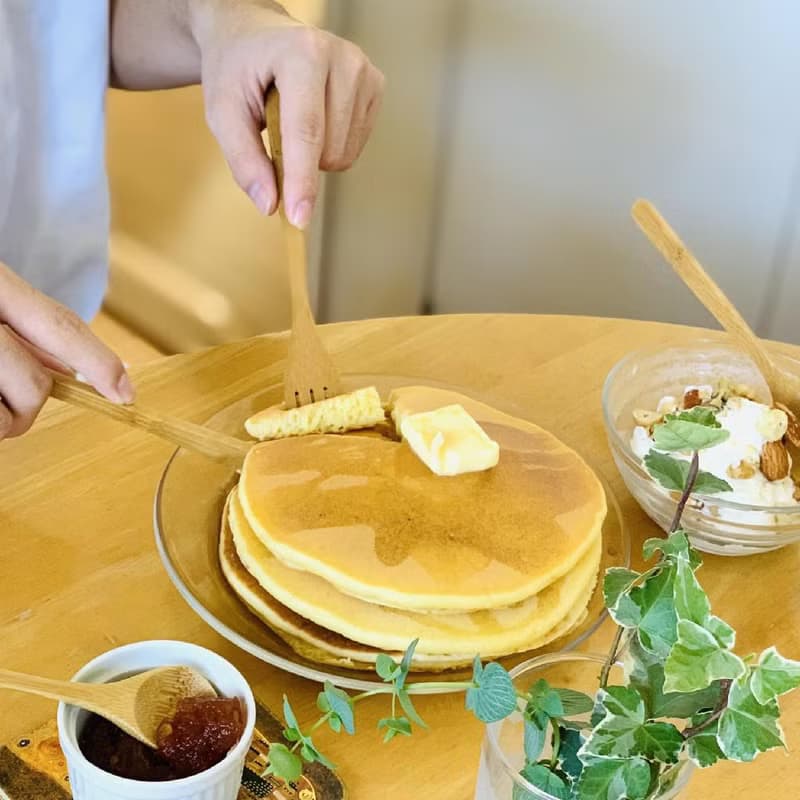 【SPICE】日本 天然竹製餐具4種組(大小湯匙/ 叉子/ 抹刀)