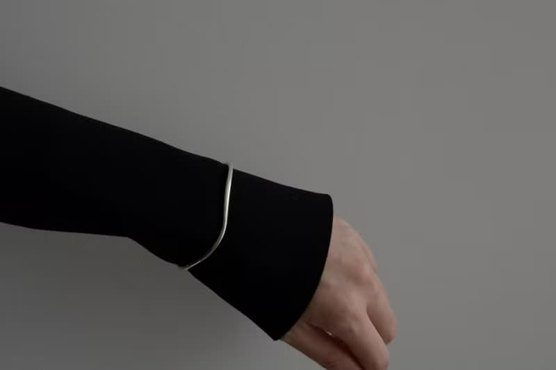 手鐲 925純銀 wave bangle01