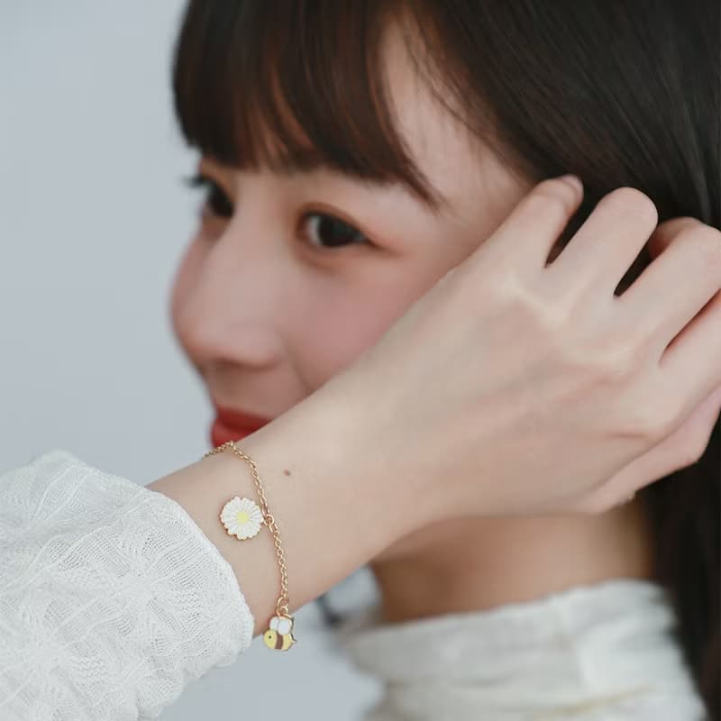 小雛菊 Daisy 花草 手鍊 項鍊 手工飾品 生日禮物 紙盒包裝