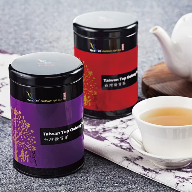 新鳳鳴茶禮盒 台灣烏龍茶葉禮盒 台灣高山茶 凍頂烏龍茶 附手提袋