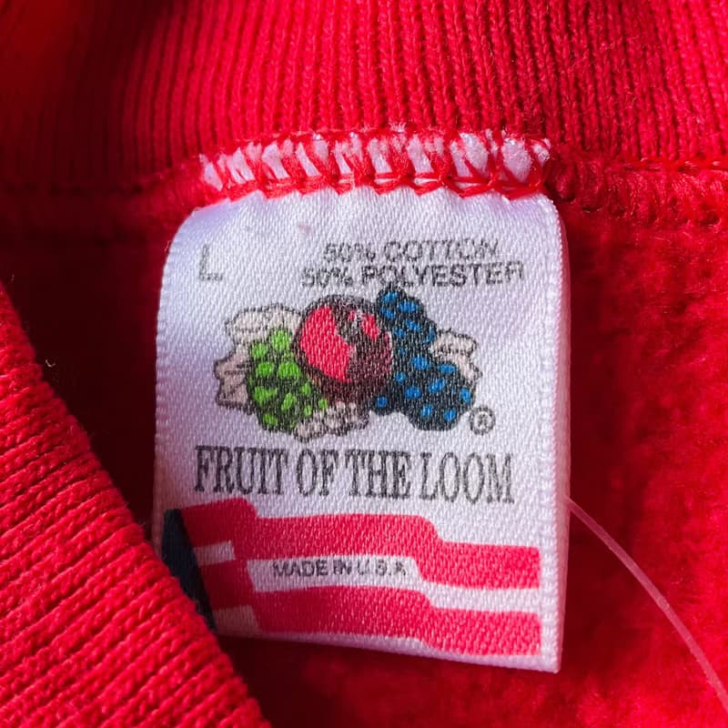 古著巧克力工廠紅色企業衛衣