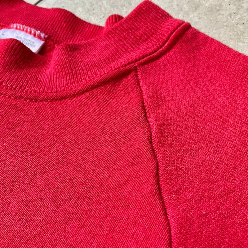 古著巧克力工廠紅色企業衛衣