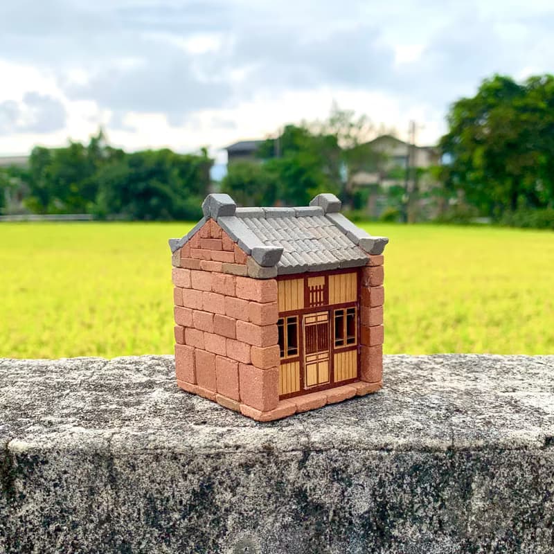 【DIY材料組合包】鹿港街屋/小磚塊模型/迷你紅磚/台灣傳統築