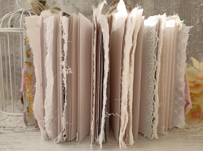 Fairy Unicorn junk journal handmade blank Fantazy rainbow notebook fairytale