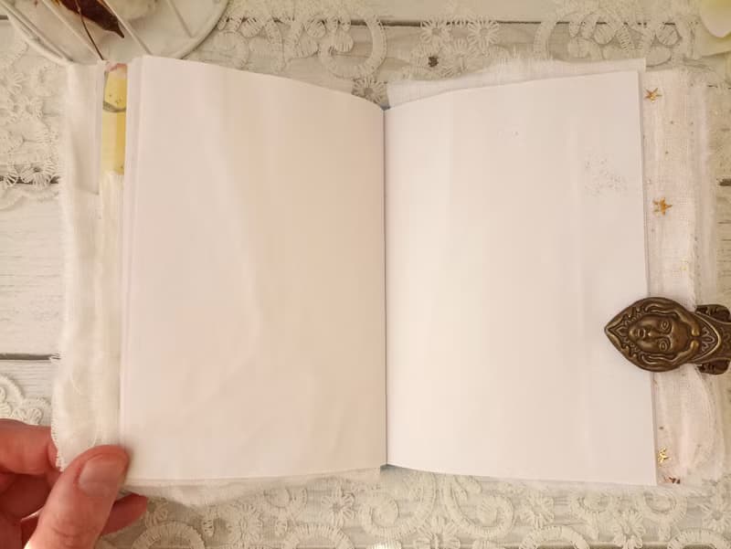 Fairy Unicorn junk journal handmade blank Fantazy rainbow notebook fairytale
