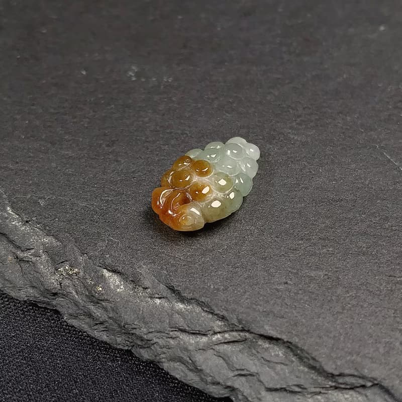 【限時優惠】 飄紅翡翠葡萄項鍊 | 天然緬甸玉A貨翡翠 | 送禮