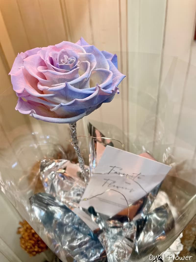 銀河花束/生日花束/告白花束/不凋花束/永生花束/情人節花束/驚喜