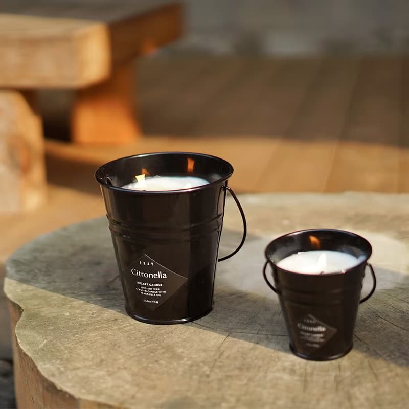 【展示品】韓國 PRAY Go out 鐵桶蠟燭(L)-香茅/450g