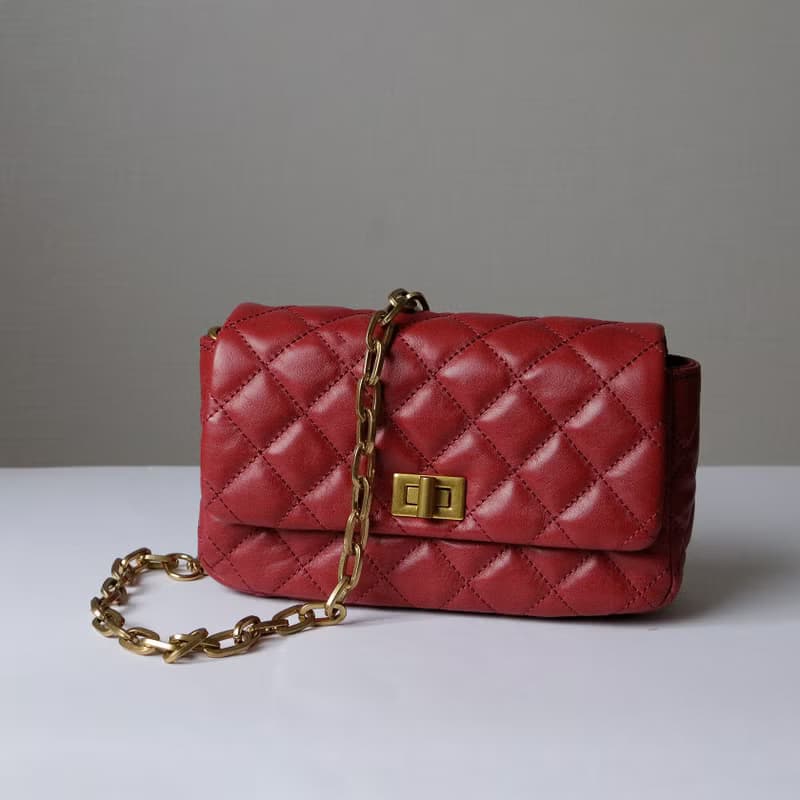 2way本革シンプルな牛革ショルダーバッグ斜め掛け長財布対応