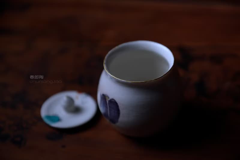 春郎陶-鬱金香瓷器蓋罐