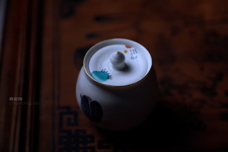 春郎陶-鬱金香瓷器蓋罐