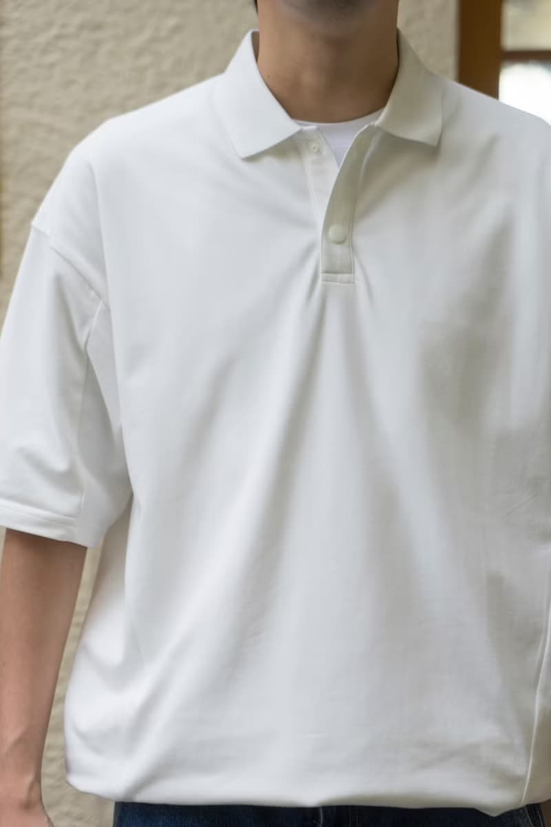 Polo 立體剪裁寬鬆版型翻領短袖 日系潮流純色基本款百搭T恤男