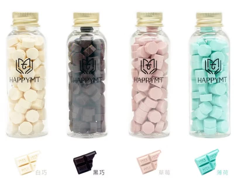 HAPPYMT火漆巧克力5件組-4色可選-加贈模具