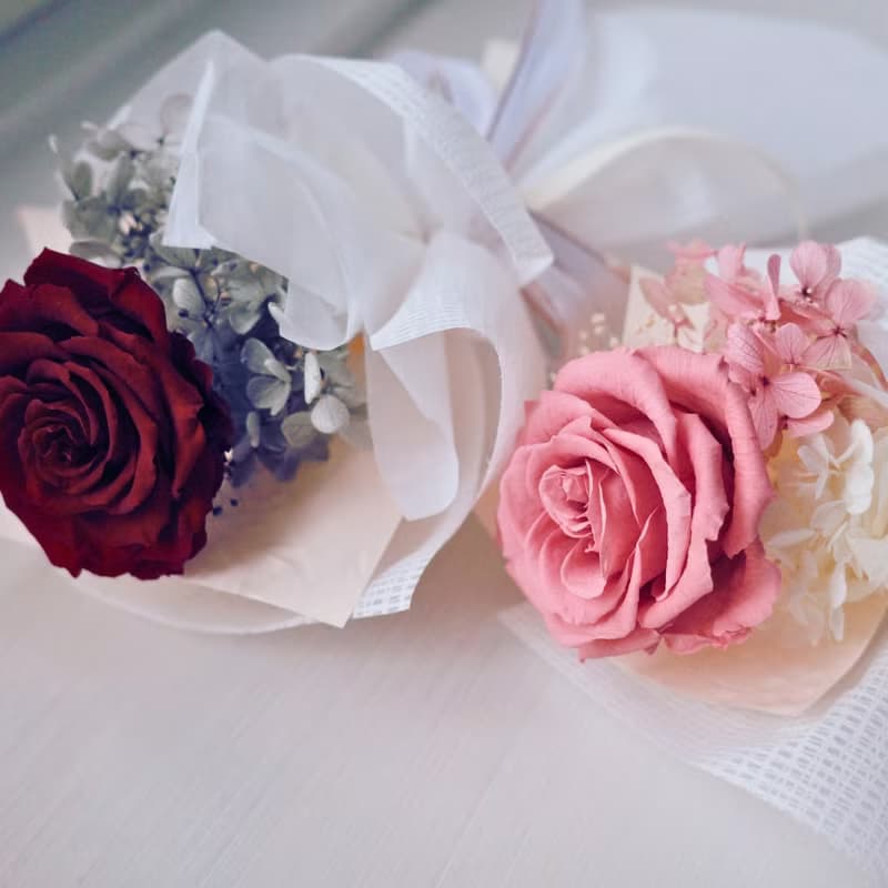 永生玫瑰花束  生日 l 週年 l 慶祝 l 黃色系