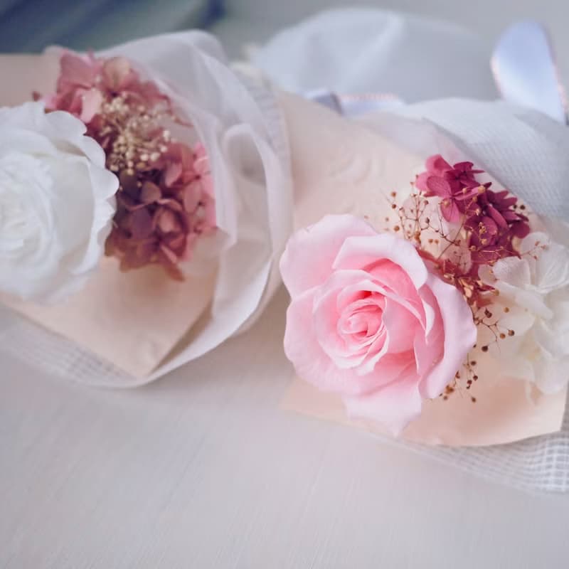 永生玫瑰花束  生日 l 週年 l 慶祝 l 黃色系