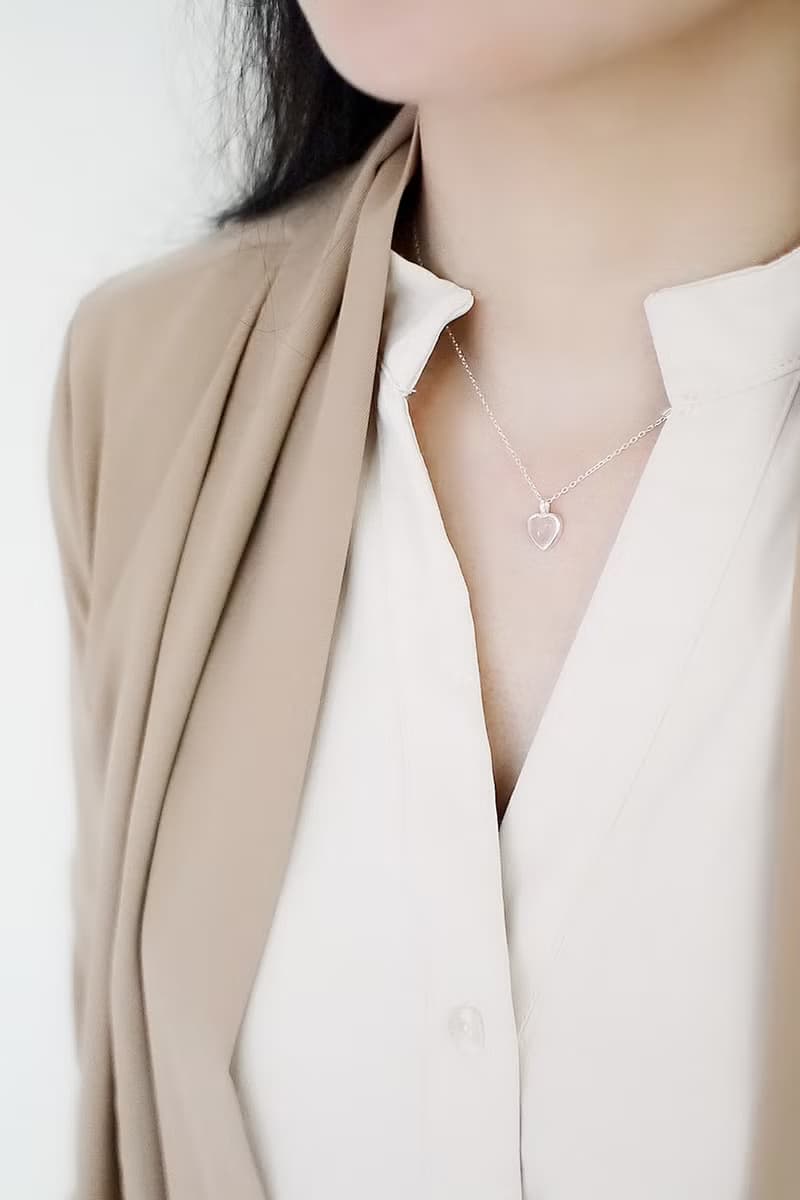 招桃花人緣水晶 粉晶 | 美好時光愛心純銀項鍊 | 情人節定情禮物