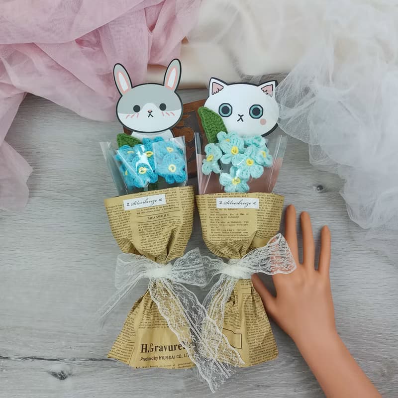 Forget-me-not 勿忘我 花束  情人節 生日禮物  畢業禮物 閨蜜