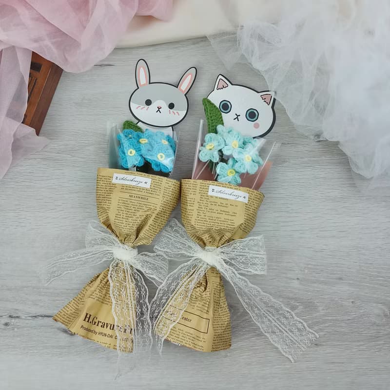 Forget-me-not 勿忘我 花束  情人節 生日禮物  畢業禮物 閨蜜