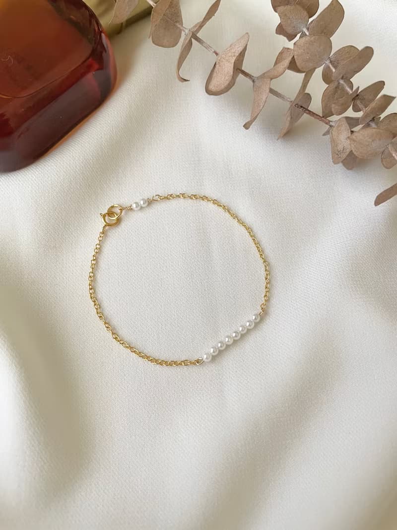 貝殼珍珠手鍊 貝殼珍珠手環 超迷你 貝殼珍珠 手鍊