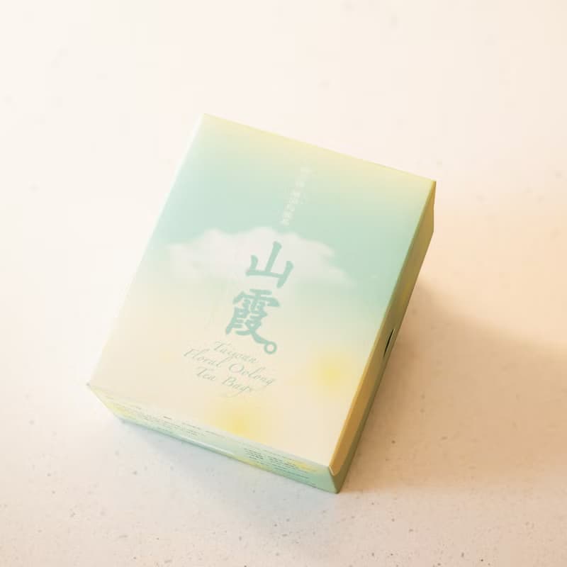 金質獎認證【山霞】桂花窨凍頂烏龍茶 台灣原葉立體袋茶10入