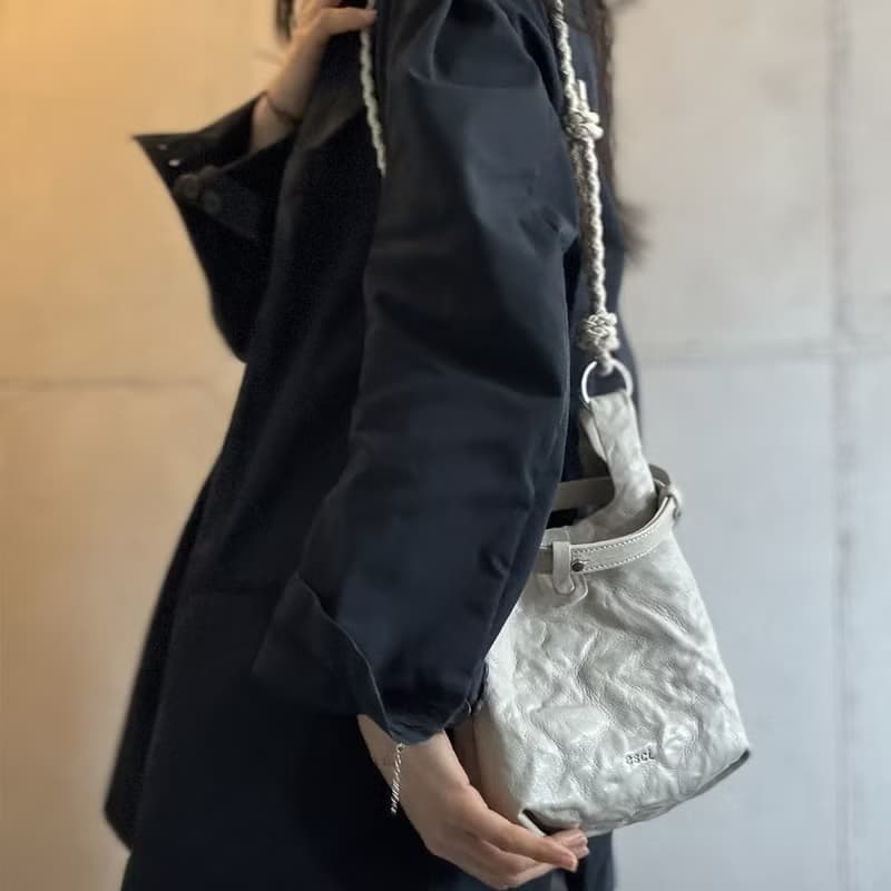 Cross Strap_Cream _ bag strap handmade 手工製 tote bag strap