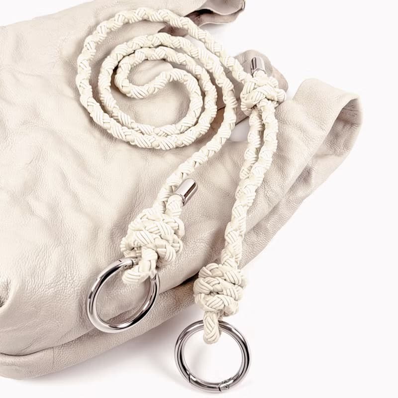 Cross Strap_Cream _ bag strap handmade 手工製 tote bag strap