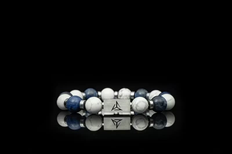 【長空】 |  藍紋石 | 白松石 | 水晶手鍊