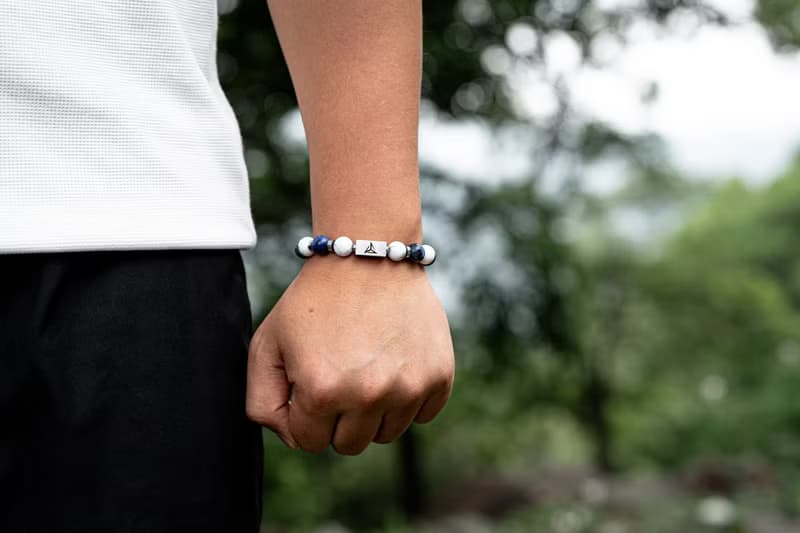 【長空】 |  藍紋石 | 白松石 | 水晶手鍊