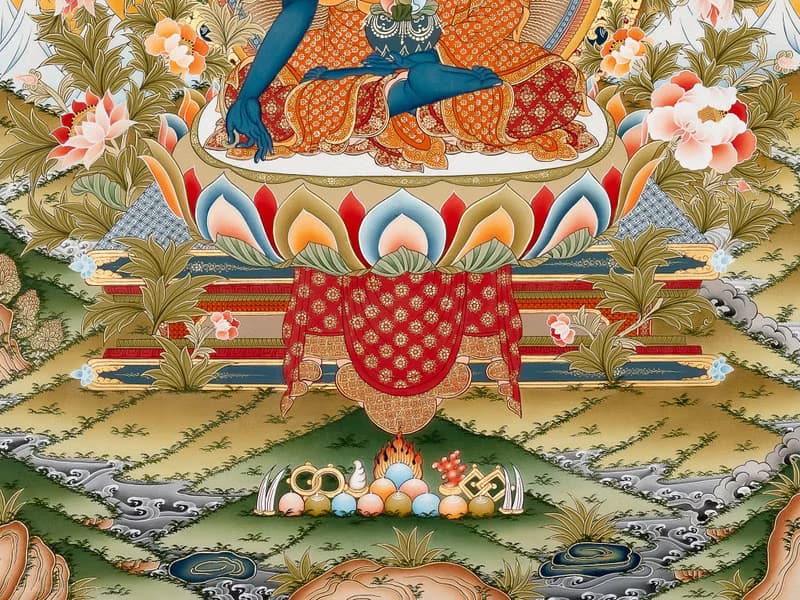 藥師佛唐卡 萬物的醫治者